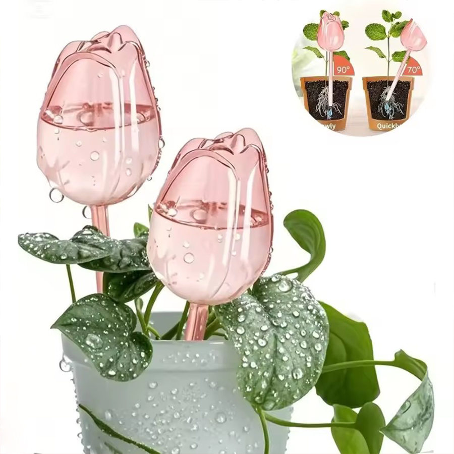 Gardening Tools For Home - Şeffaf Kalın PET Lale Şeklinde Kendiliğinden