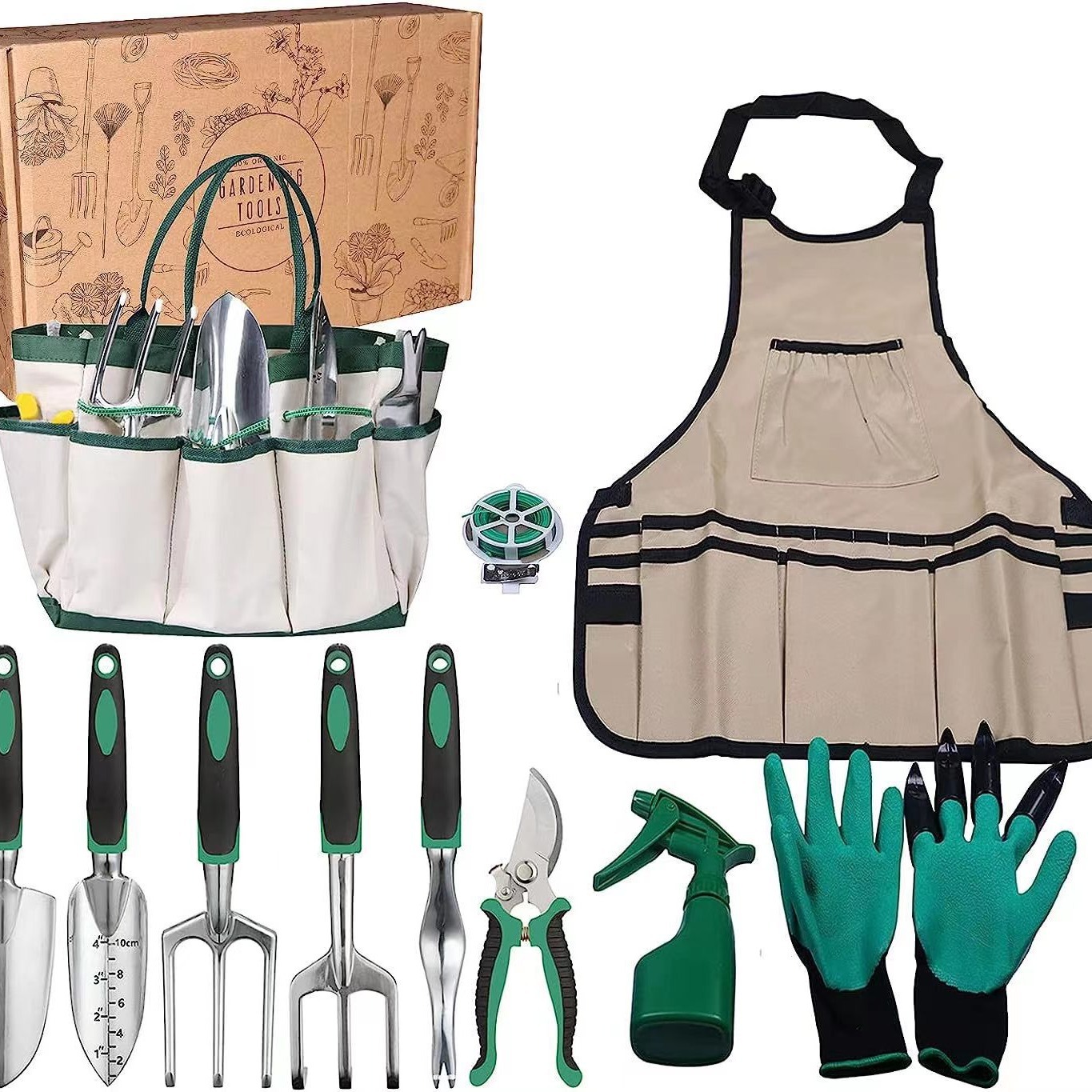 Gardening Tools Spade - 11 Adet Bahçe Alet Seti Alüminyum