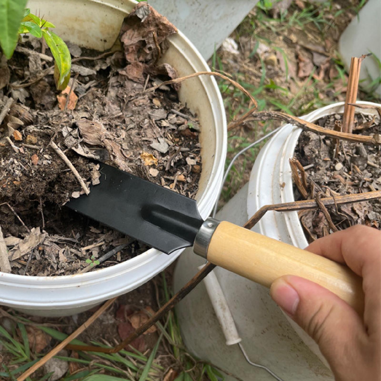 Gardening Tools Spade - Küçük Bahçe Küreği Kazma Aleti Ahşap