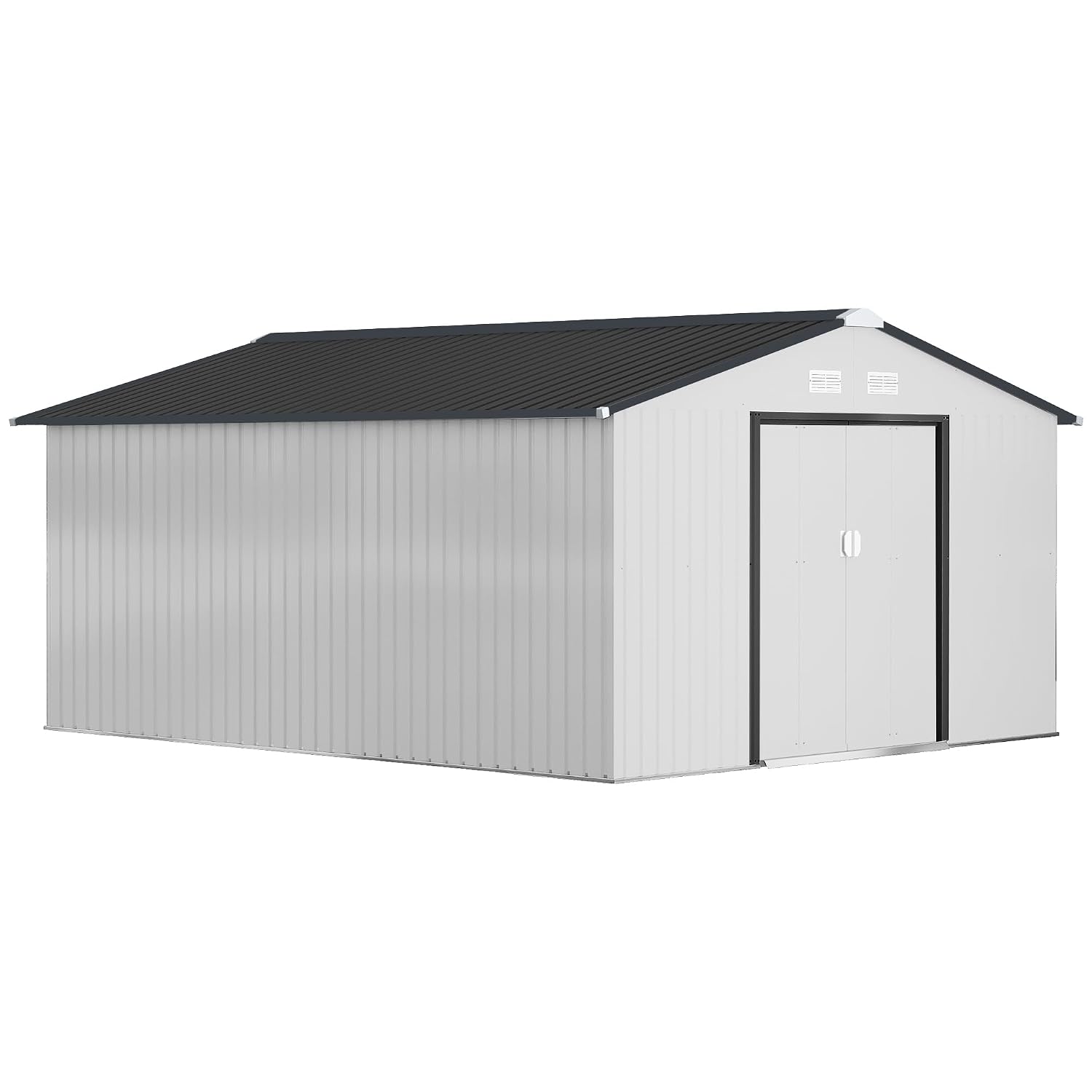 Gardening Tools Storage - 11x13ft Dış Mekan Depolama Kulübesi Metal