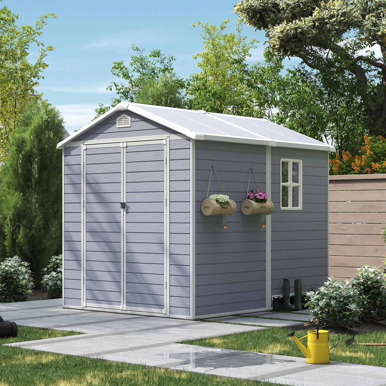 6x8 FT Dış Mekan Depolama Kulü - Gardening Tools Storage incelemesi ve fiyatı