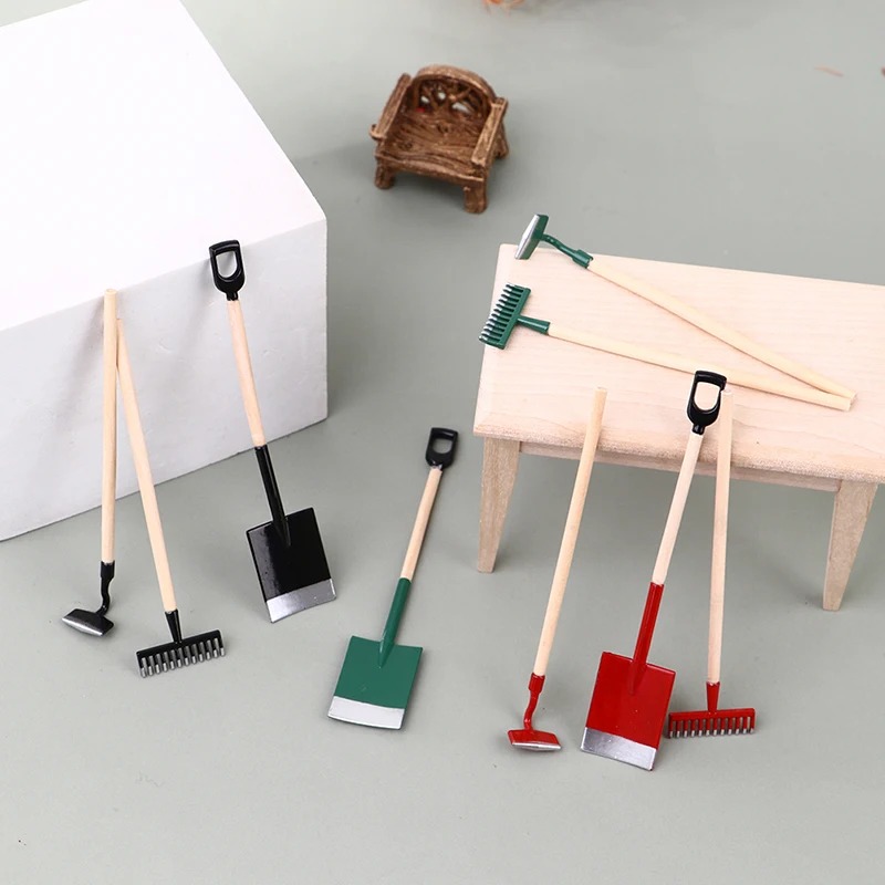3 adet 1:12 Dollhouse Minyatür - Gardening Tools Spade incelemesi ve fiyatı
