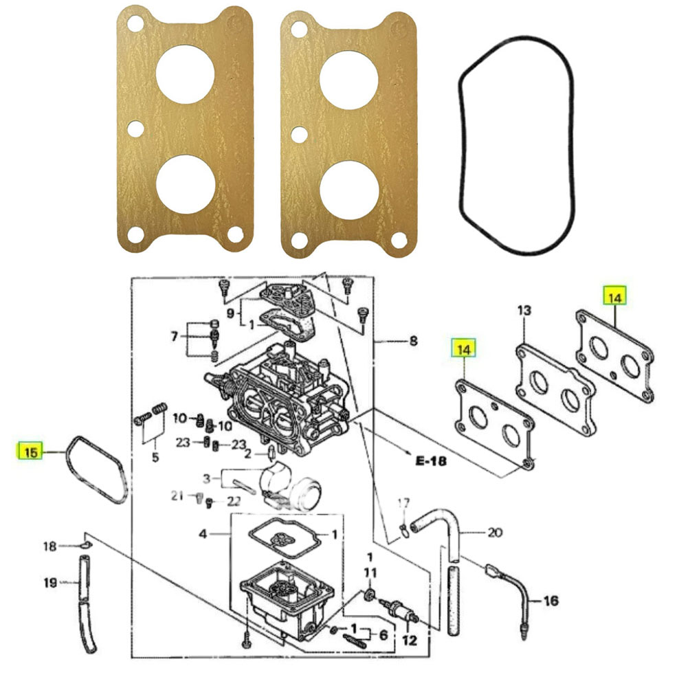 HONDA GXV530 GCV530 Motor Karb - Gardening Tools Bundle incelemesi ve fiyatı